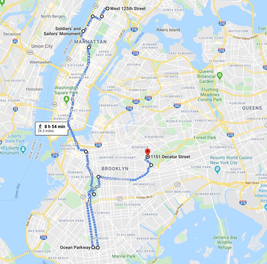 Week 15 route